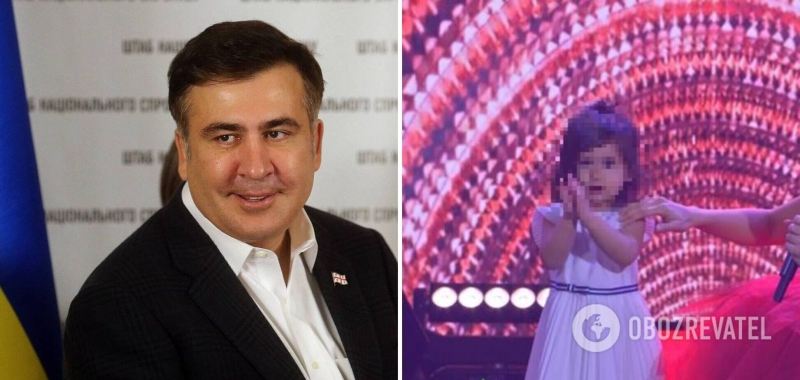 Саакашвили впервые признался, что у него есть маленькая дочь, но имя матери не назвал. Фото