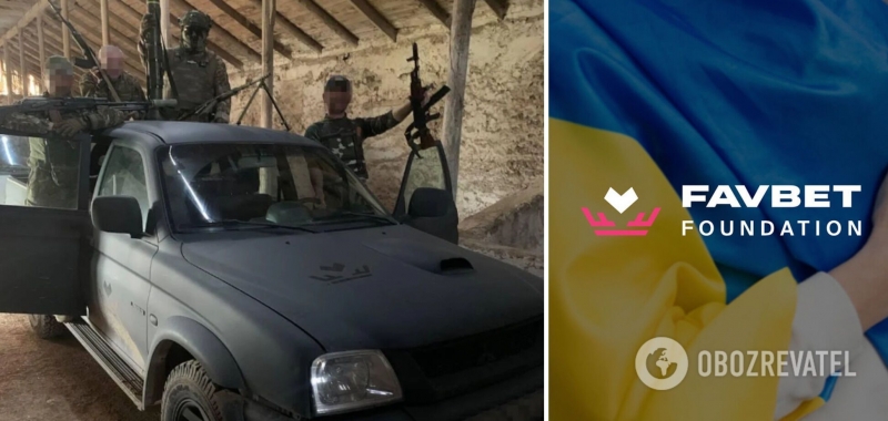Украинские защитники в Херсонской области получили Mitsubishi L200 от Favbet Foundation