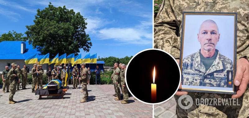 Отдал жизнь за Украину: на Харьковщине простились с командиром танка, погибшим погиб в боях на Донетчине. Фото