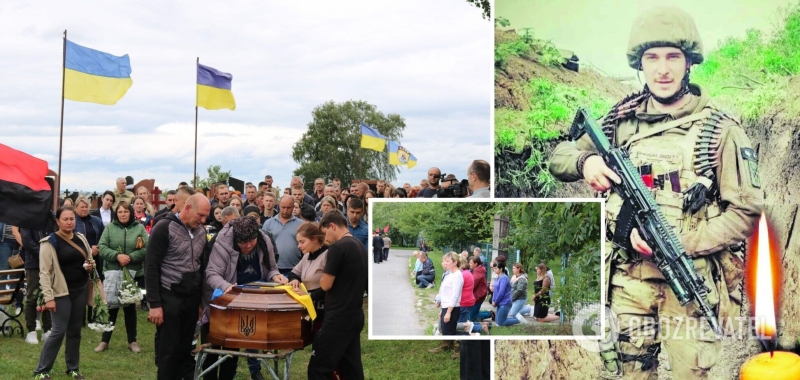 Отдал жизнь за Украину: на Волыни простились с 23-летним воином, погибшим в боях возле Старомайорского. Фото