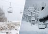 Более 1000 туристов оказались заблокированы на горнолыжном курорте