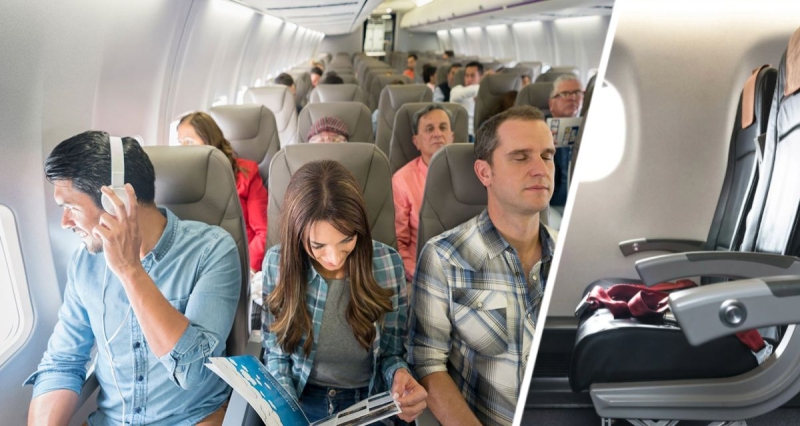 Пассажирка больших размеров купила два места в самолете и была шокирована, когда мамаша устроила скандал, чтобы посадить на него своего ребенка